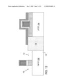 METHODS OF INTEGRATING REVERSE eSiGe ON NFET AND SiGe CHANNEL ON PFET, AND RELATED STRUCTURE diagram and image