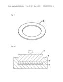 GRAPHITE CLAY COMPOSITE MATERIAL, PROCESS FOR PRODUCING THE SAME, GASKET OR PACKING COMPRISING THE COMPOSITE MATERIAL, AND CLAY DISPERSION USED FOR THE COMPOSITE MATERIAL diagram and image