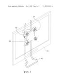 LCD display holder with sliding coupling diagram and image