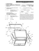 Portable electronic device with holding frame diagram and image