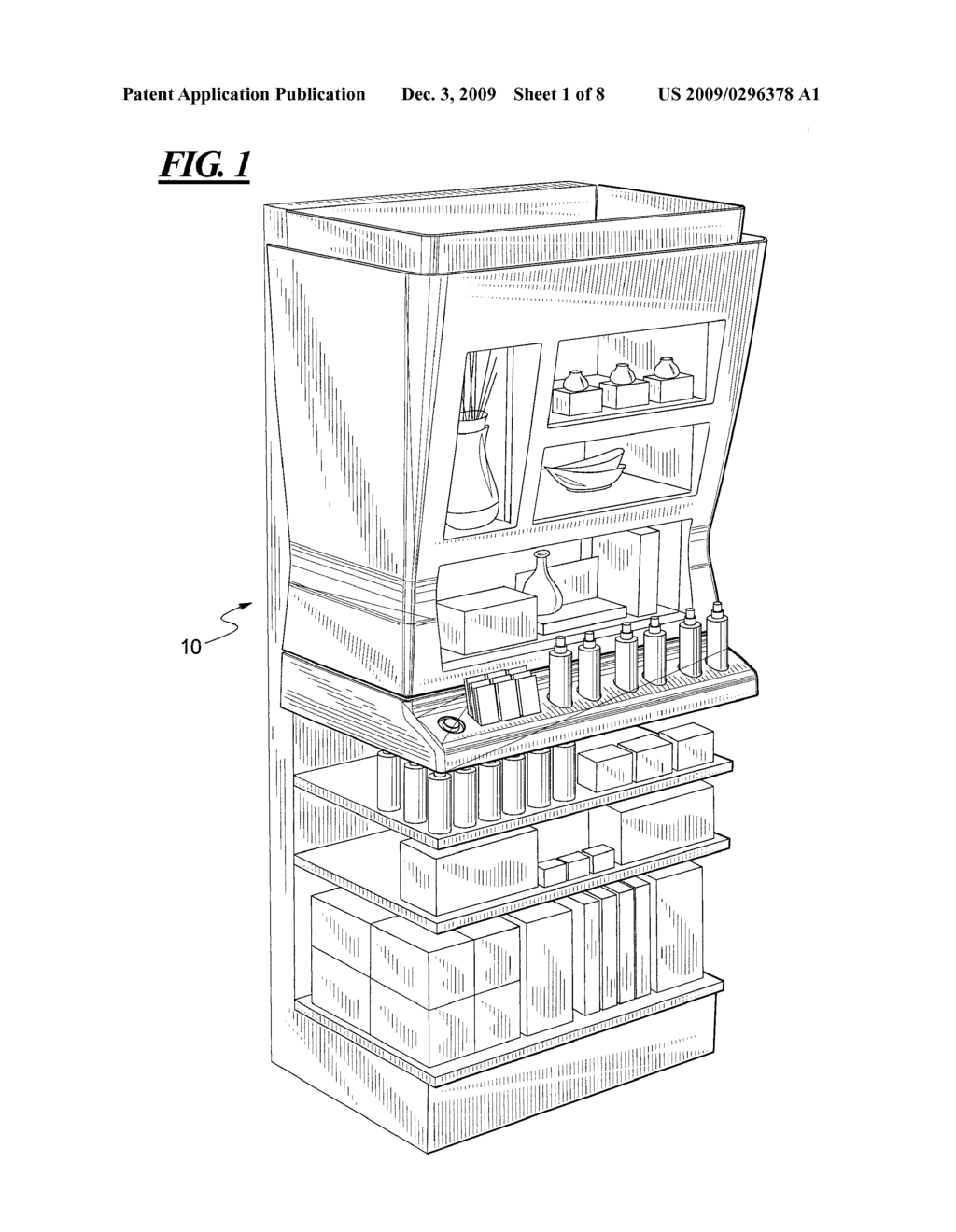 Illuminated Product Display with Consumer Interaction and Product Synchronization - diagram, schematic, and image 02