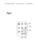 CHARACTER INPUT APPARATUS AND CHARACTER INPUT METHOD diagram and image