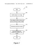 Selecting a section of interest within an image diagram and image