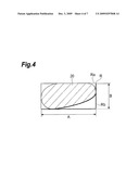 PELLET CONTAINING FLAT GLASS FIBERS, MOLDED THERMOPLASTIC RESIN CONTAINING FLAT GLASS FIBERS, AND PROCESSES FOR PRODUCING THESE diagram and image