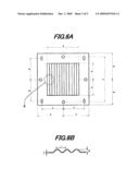 Board material for fuel cell metallic separator, method of making same, and fuel cell metallic separator diagram and image