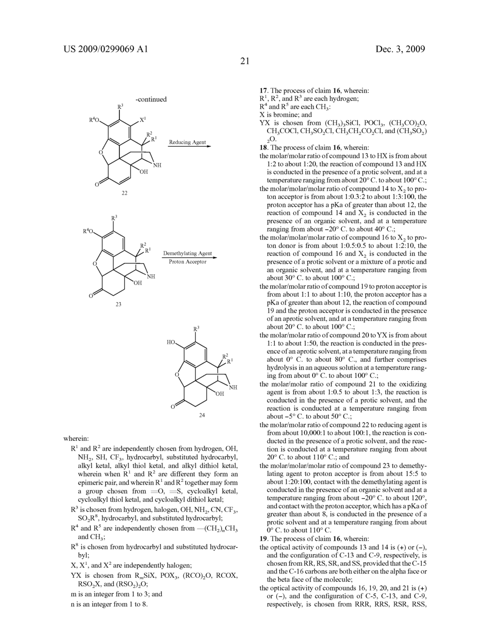 Processes and Compounds for the Preparation of Normorphinans - diagram, schematic, and image 22