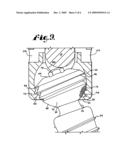 Polyaxial bone screw with uploaded threaded shank and method of assembly and use diagram and image