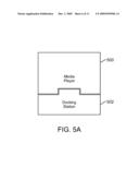 METHOD AND SYSTEM FOR TRANSFERRING STATUS INFORMATION BETWEEN A MEDIA PLAYER AND AN ACCESSORY diagram and image