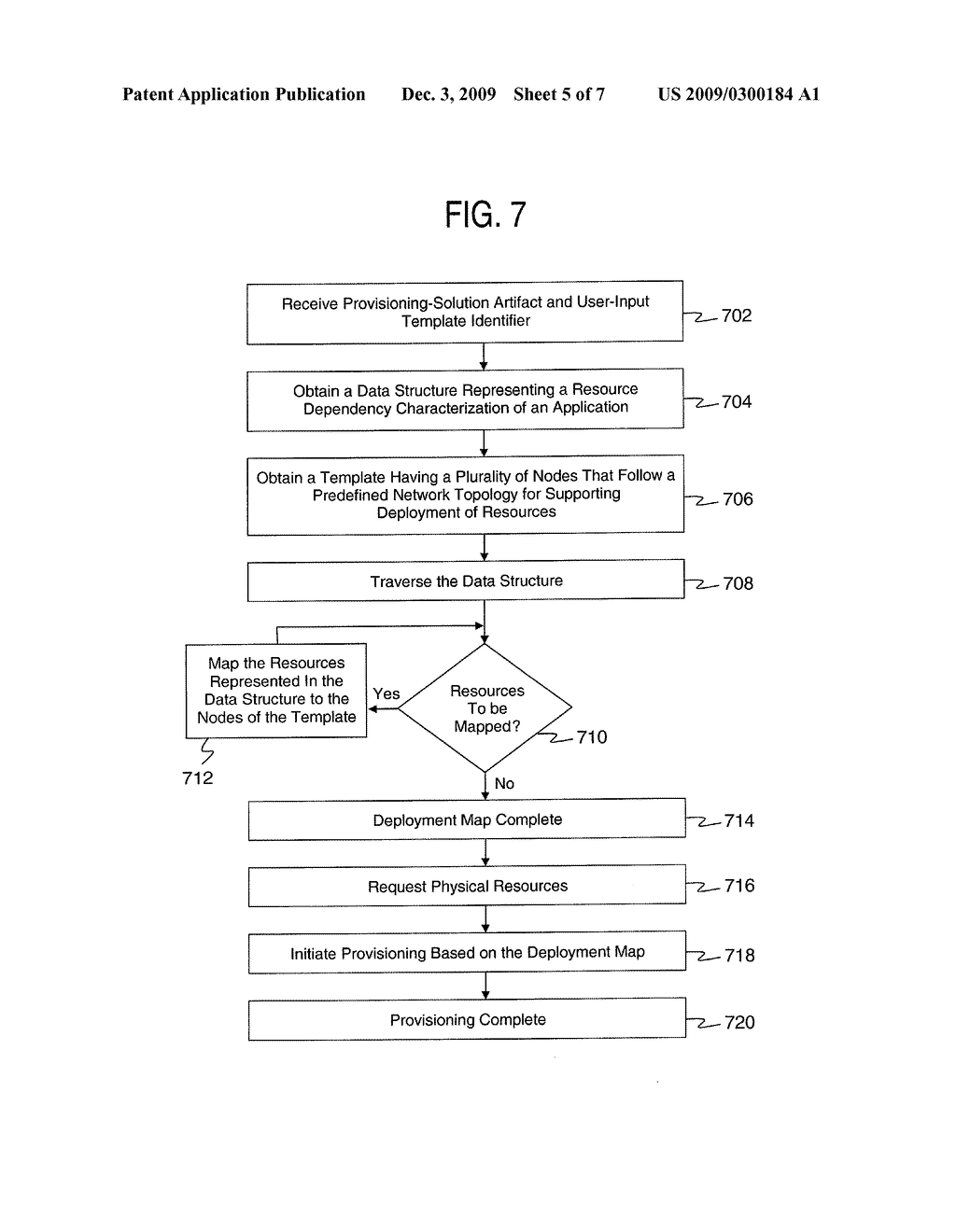 Method and Apparatus for Template-Based Provisioning in a Service Delivery Environment - diagram, schematic, and image 06