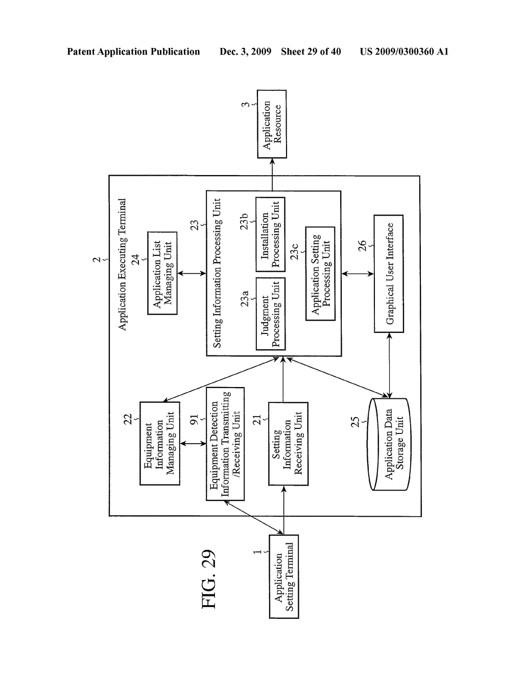 APPLICATION SETTING TERMINAL, APPLICATION EXECUTING TERMINAL, AND SETTING INFORMATION MANAGING SERVER - diagram, schematic, and image 30