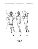 Multi-use and multi-style garment diagram and image