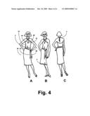 Multi-use and multi-style garment diagram and image