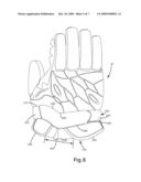 PROTECTIVE GLOVE HAVING SEGMENTED WRIST GUARD diagram and image