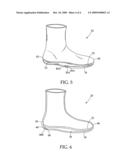 Sock with orthotic pocket diagram and image