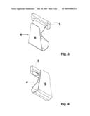 DEVICE FOR HOLDING THE TROUSER-LEG END OF TROUSERS diagram and image