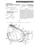 Goggle with removable lens diagram and image