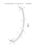 Adjustable curved double curtain rod shower assembly diagram and image