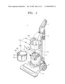 Cyclone dust-collecting apparatus and vacuum cleaner having the same diagram and image