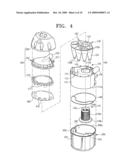 Cyclone dust-collecting apparatus and vacuum cleaner having the same diagram and image