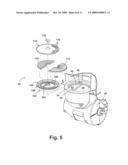 CYCLONIC VACUUM CLEANER WITH IMPROVED FILTER CARTRIDGE diagram and image