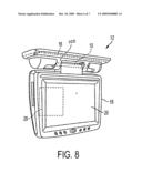 Hinge for a mobile video system diagram and image