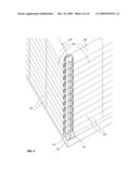 Metal  logs  buildings with rigidifying interior and exterior sheathing diagram and image