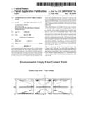 Environmental Empty Fiber Cement Form diagram and image