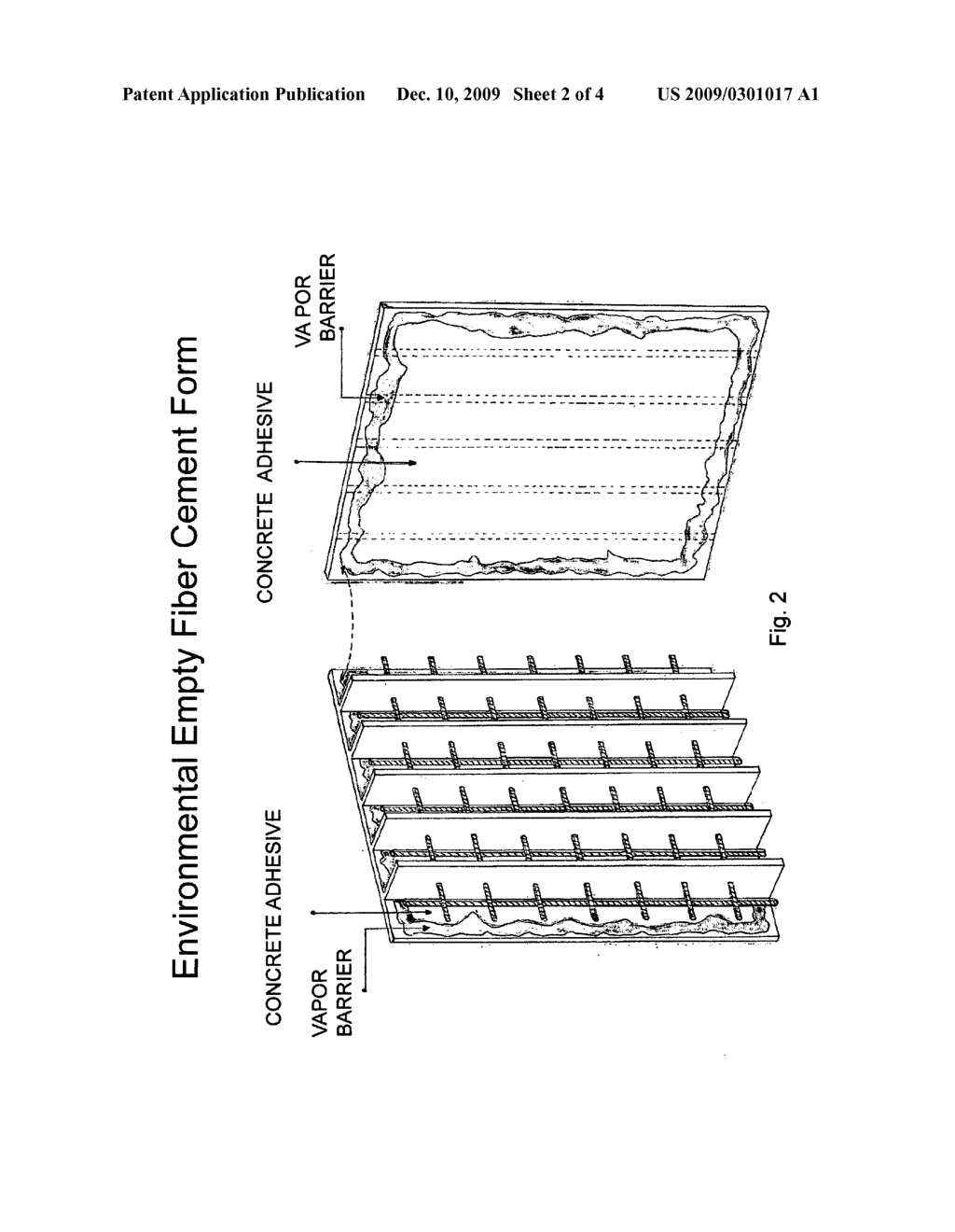 Environmental Empty Fiber Cement Form - diagram, schematic, and image 03