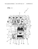 WARP-KNITTING MACHINE diagram and image