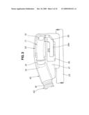 Engine air intake system for engine-powered walk-behind working machine diagram and image