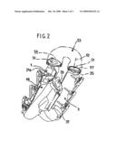 Device for supplying air to a multiple-cylinder engine head diagram and image