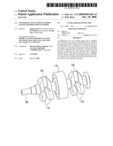 CRANKSHAFT SET OF TWO-CYLINDER ENGINE EQUIPPED WITH FLYWHEEL diagram and image