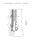 BLOW-BY GAS RECIRCULATION STRUCTURE FOR INTERNAL COMBUSTION ENGINE diagram and image