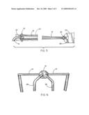 Hand-held baseball pitching apparatus for generating controlled curving trajectories diagram and image