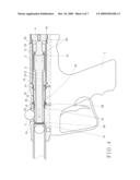 PAINTBALL GUN WITH A WINDOW DESIGN TO MONITOR THE INTERIOR OF THE PAINTBALL GUN diagram and image