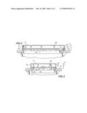 Cover for stovetop mounted in counter diagram and image