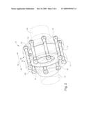 WAFER-SHAPED HOLLOW FIBER MODULE FOR IN-LINE USE IN A PIPING SYSTEM diagram and image