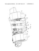 MOWER WITH CUSHIONED SUSPENSION FOR OPERATOR SUPPORT PLATFORM HAVING STOWED AND DEPLOYED POSITIONS diagram and image