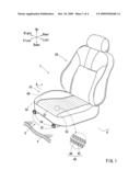 VEHICLE SEAT diagram and image