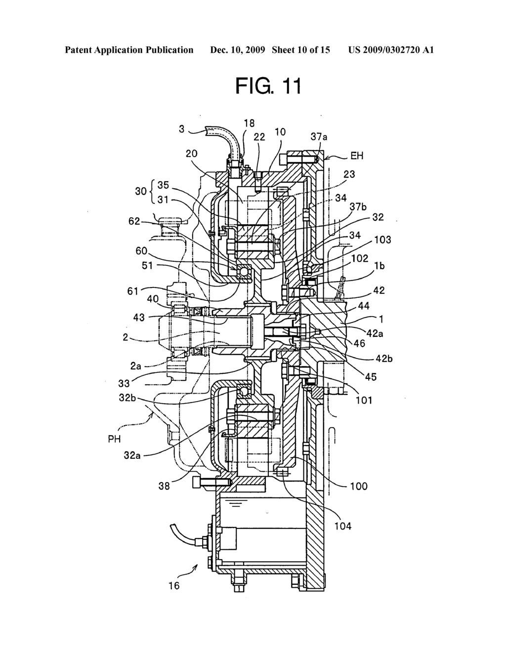 Generator/motor mounted on engine - diagram, schematic, and image 11