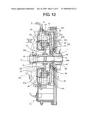 Generator/motor mounted on engine diagram and image