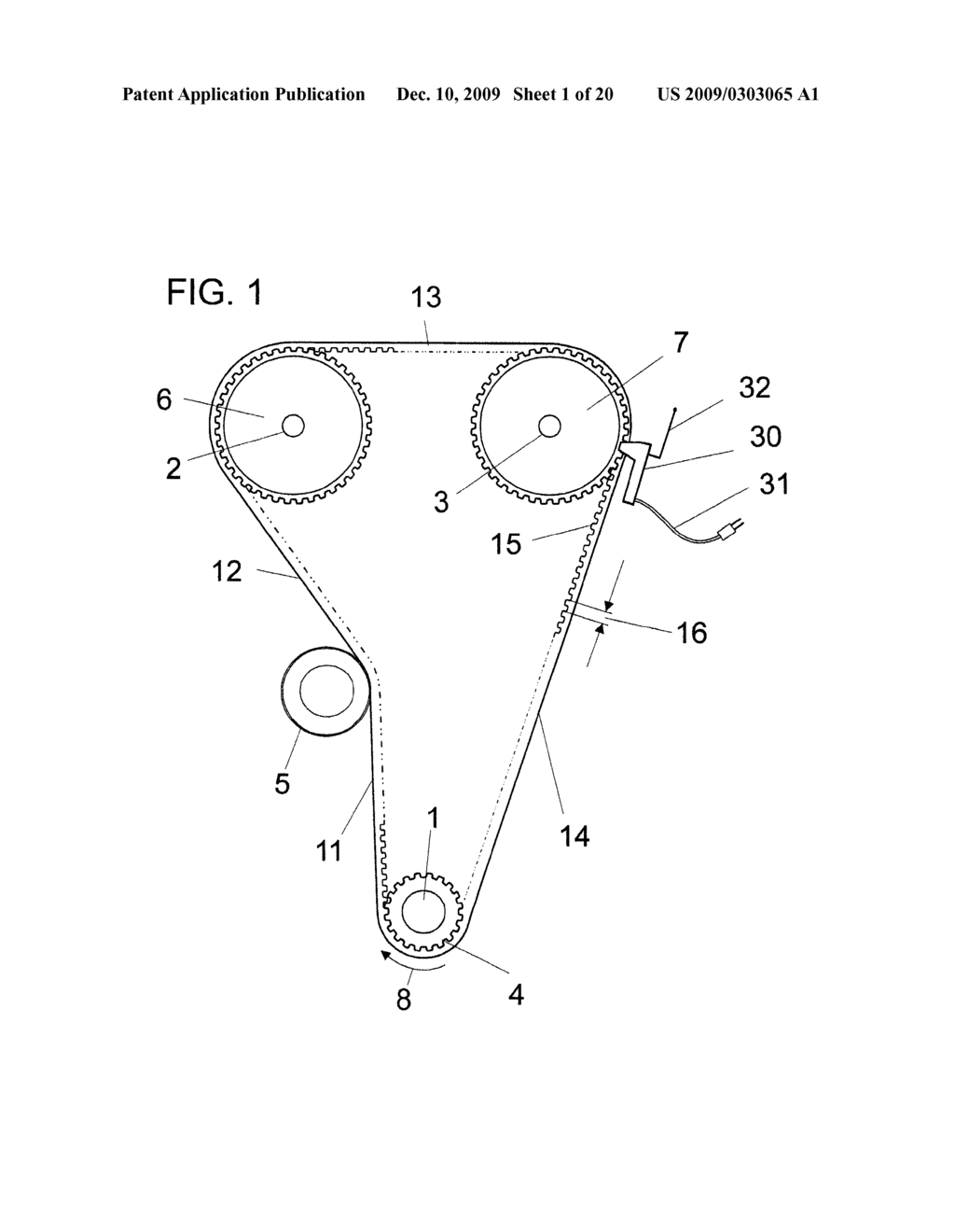 Apparatus And Method For Detecting Transmission Belt Wear And Monitoring Belt Drive System Performance - diagram, schematic, and image 02