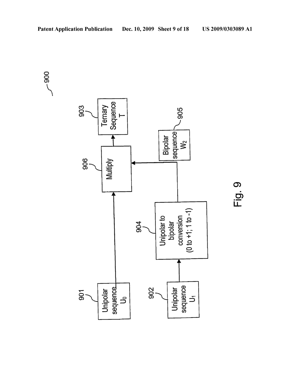 Method and System for Decompressing at Least Two Two-Valued Symbol Sequences Into a Three-Valued Communication Sequence - diagram, schematic, and image 10