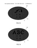 Manufacturing method and structure of satellite disc antenna that integrally displays trademark by visual contrast of hollow hole diagram and image