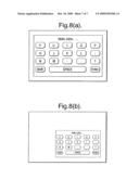 SENSOR-BASED DISPLAY OF VIRTUAL KEYBOARD IMAGE AND ASSOCIATED METHODOLOGY diagram and image