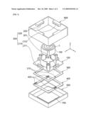 Image stabilizing apparatus for camera module diagram and image