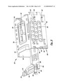 Disk drive mounting system diagram and image