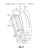 Disk drive mounting system diagram and image