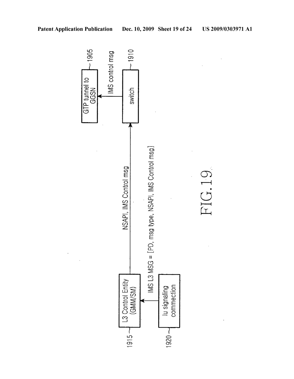Method and Apparatus For Transmitting/Receiving Control Message Related to Packet Call Service in an IP Multimedia Subsystem - diagram, schematic, and image 20