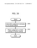 FRAME CODING AND FIELD CODING JUDGMENT METHOD, IMAGE CODING METHOD, IMAGE CODING APPARATUS, AND PROGRAM diagram and image